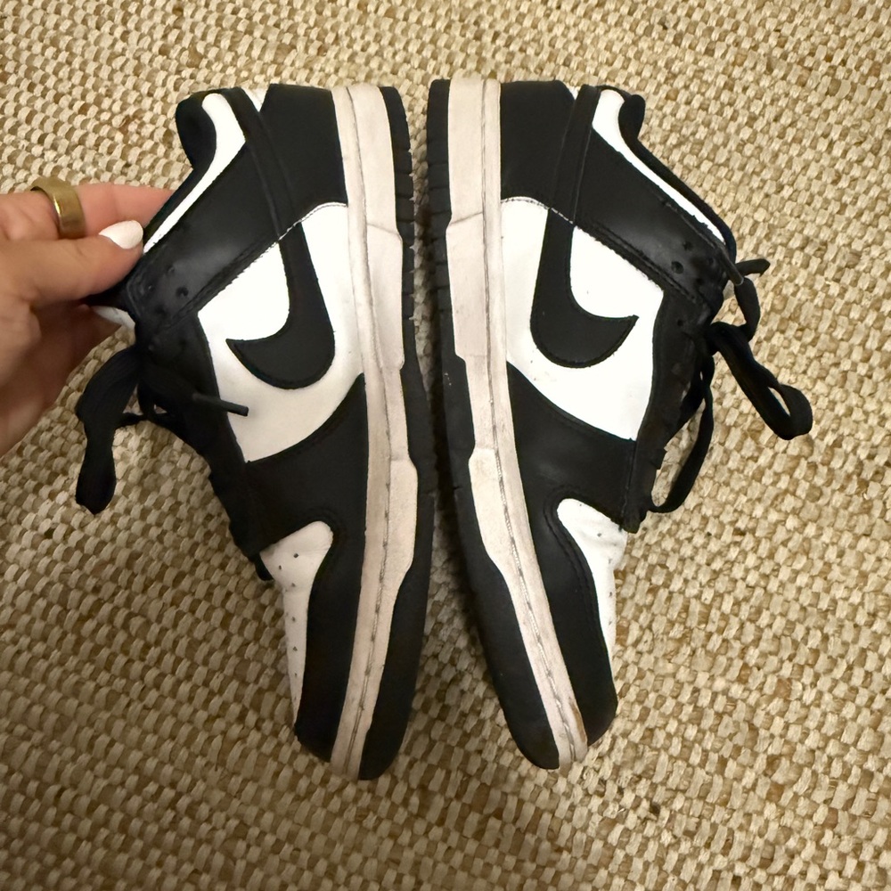 Nike Dunks Low Top black and white leather